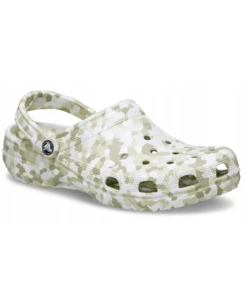 Saboti dama,  Classic Clog, alb,