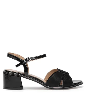 Sandale dama,  590558852164837, Piele naturala, Negru