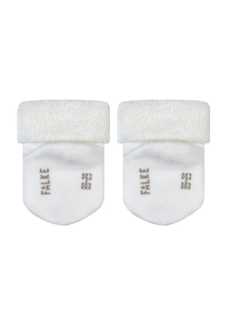 Sosete scurte din amestec de bumbac My First Socks, Alb murdar