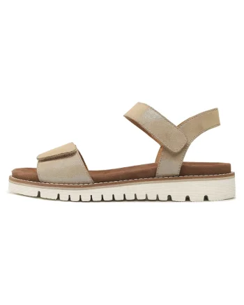 Sandale dama, 12-28114-08,  Piele naturala, Bej