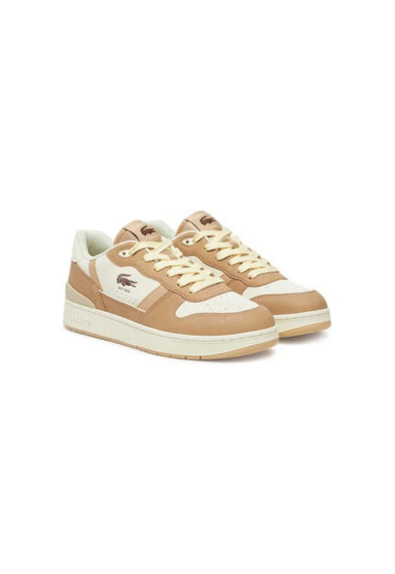 Pantofi sport dama, 749SFA0072,  Piele naturala, Bej