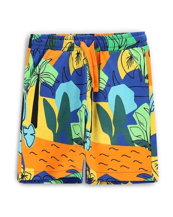 Pantaloni scurti sport baieti  WC5121501TBK, Bumbac, Multicolor, Multicolor