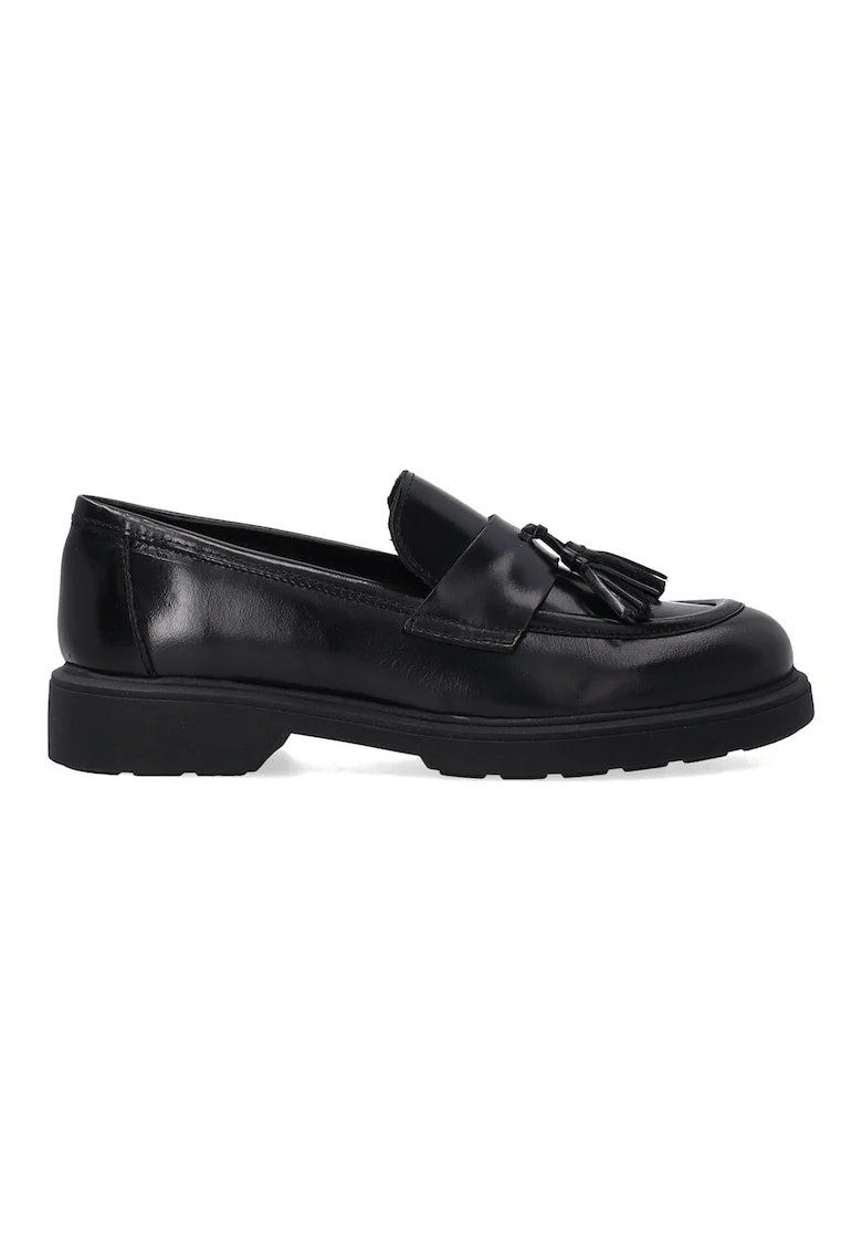 Pantofi tip loafer cu ciucuri