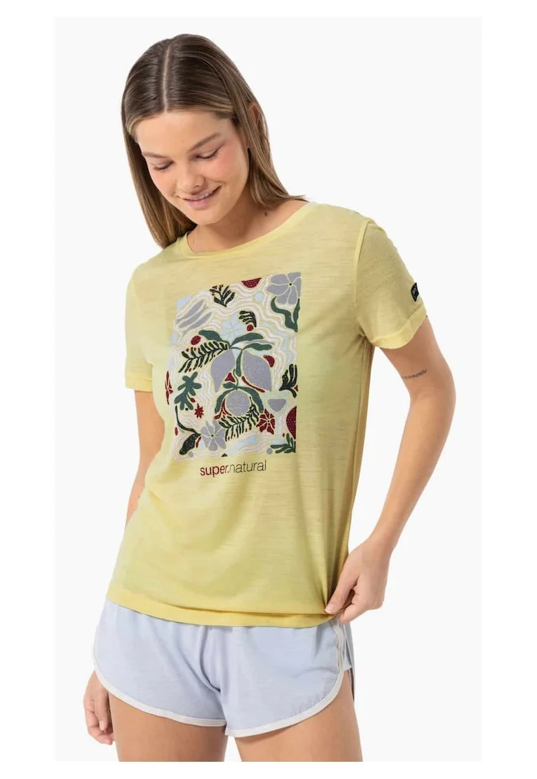 Tricou din amestec de lana Dolce Vita, Galben