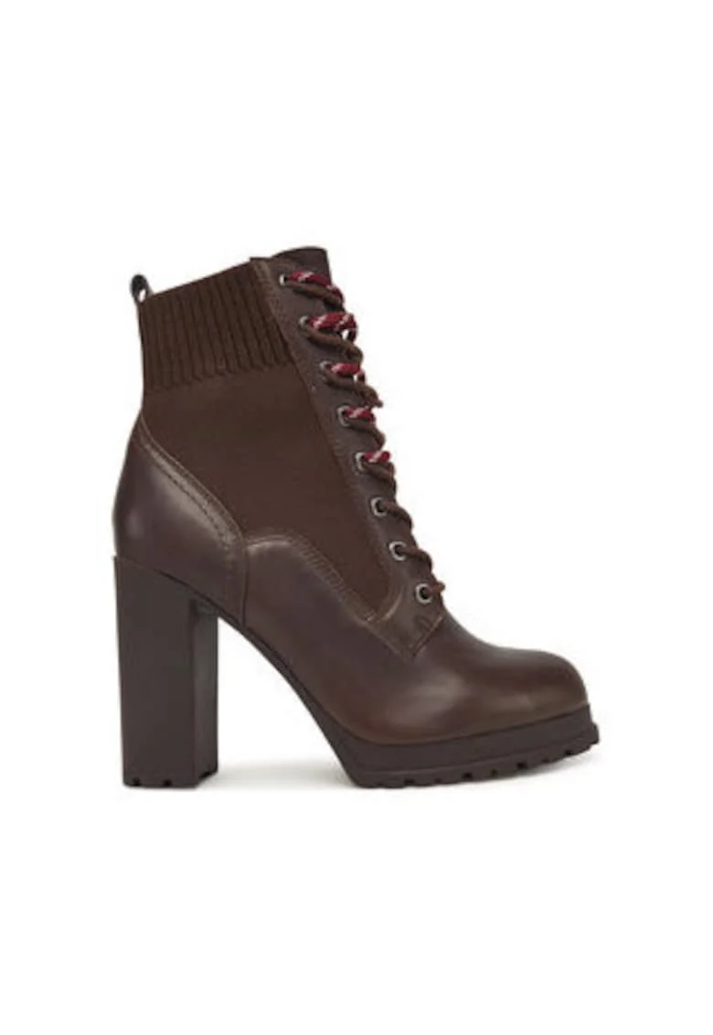 Botine dama,  piele naturala, maro