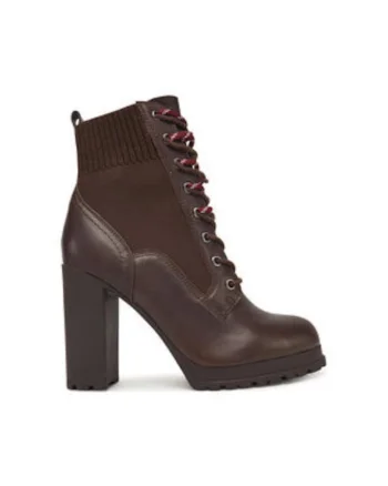 Botine dama,  piele naturala, maro