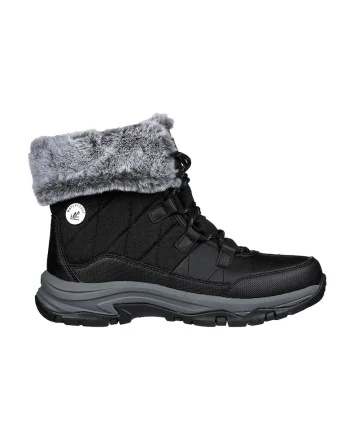 Ghete din piele ecologica Trego - Winter Feelings, Negru