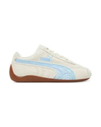 Tenisi unisex,  crem/albastru, piele naturala