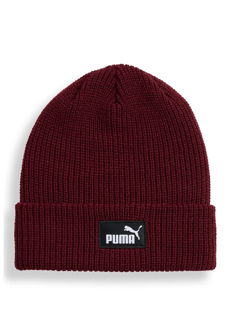 Caciula unisex cu logo, Visiniu