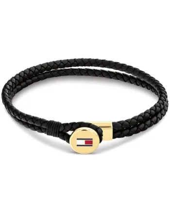 Bratara  Men’S Collection piele 2790669, Negru, Auriu