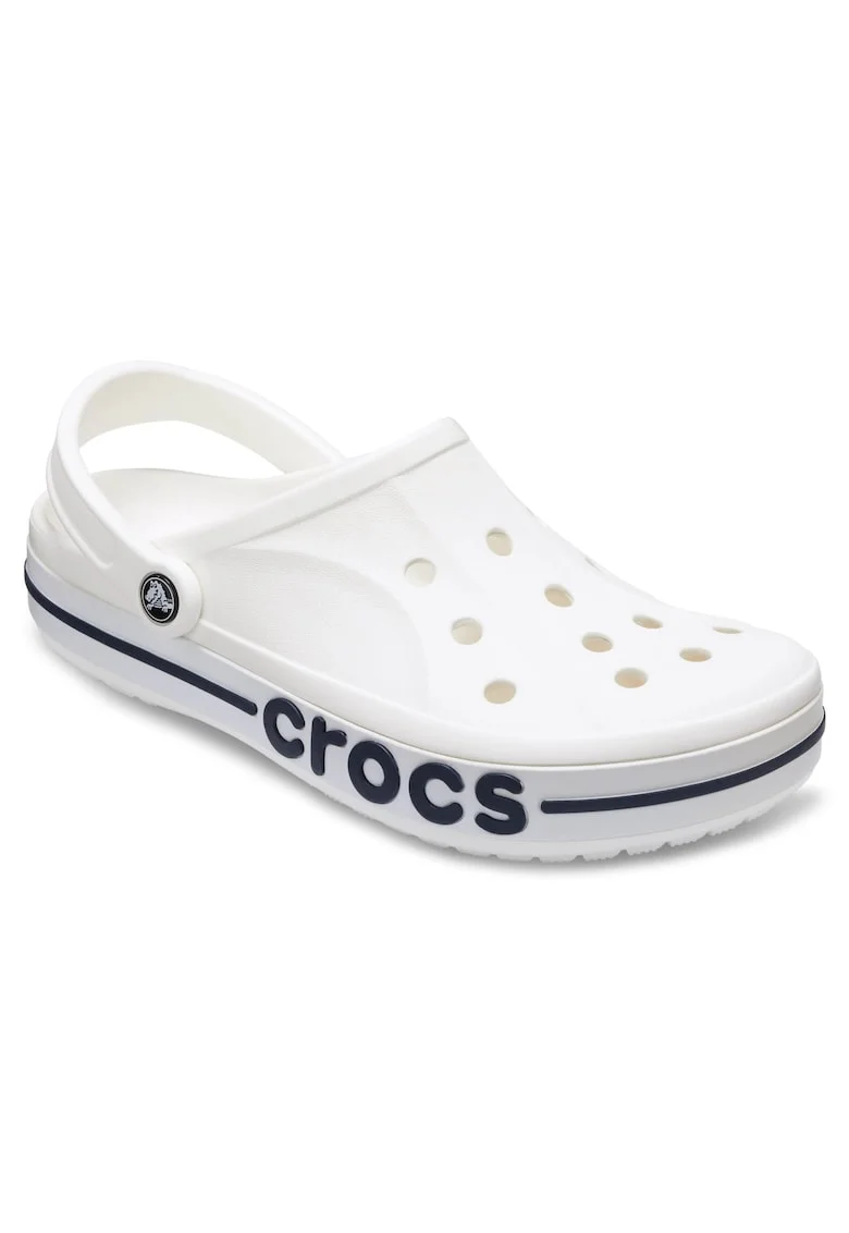 Papuci,  Bayaband Clog 205089, 41-42 EU, Alb si Bleumarin