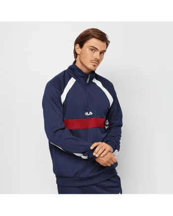 Bluza sport cu fenta cu fermoar,