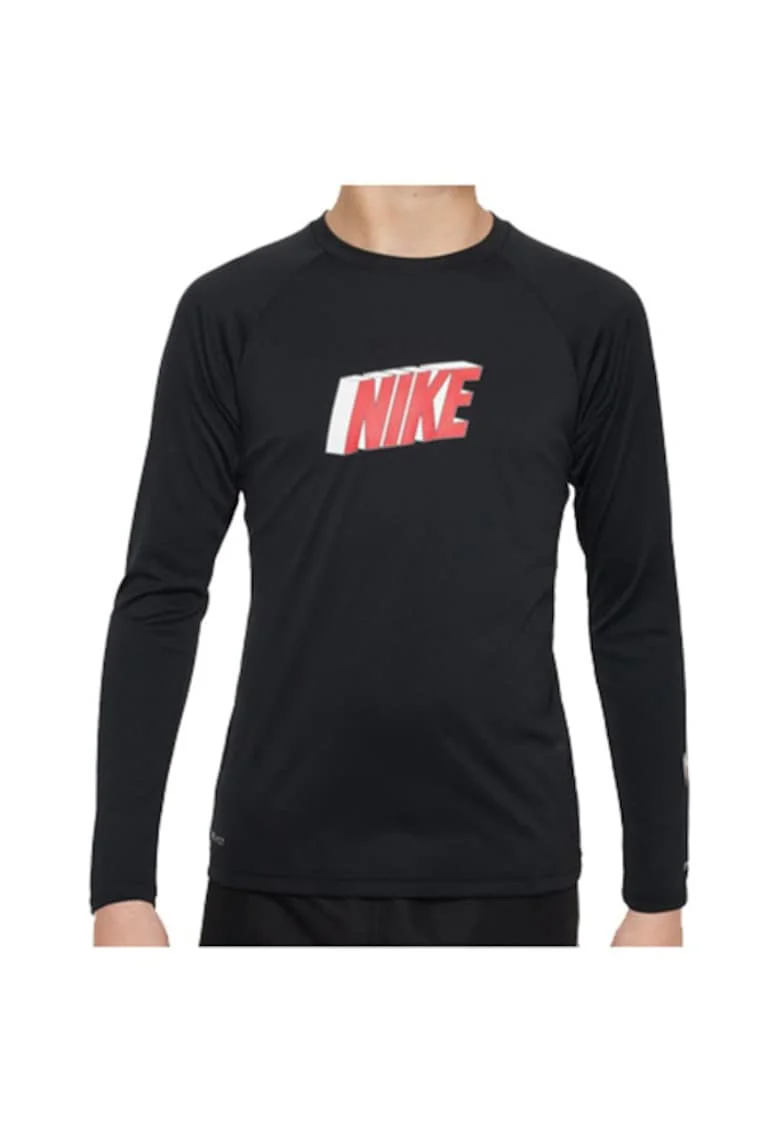 Bluza inot copii cu protectie UV UPF 40+  3D Combo Long Sleeve Hydroguard, marime M, negru