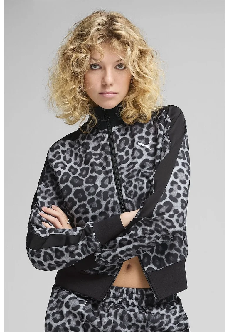 Bluza de trening cu fermoar T7 Leo Luxe