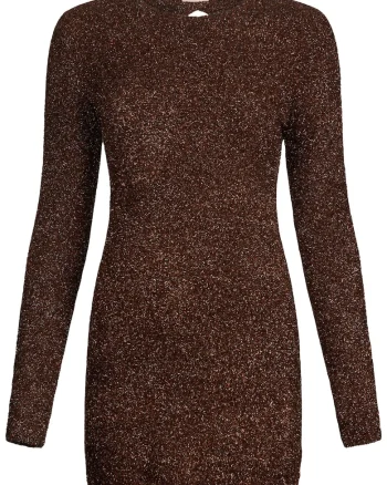 Rochie mini cambrata, Maro inchis