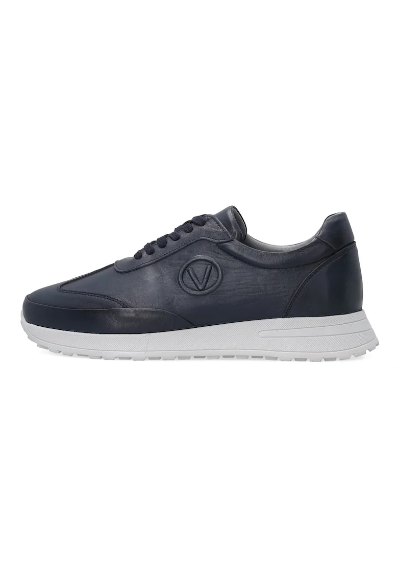 Pantofi sport cu talpa contrastanta, Albastru/Bleumarin