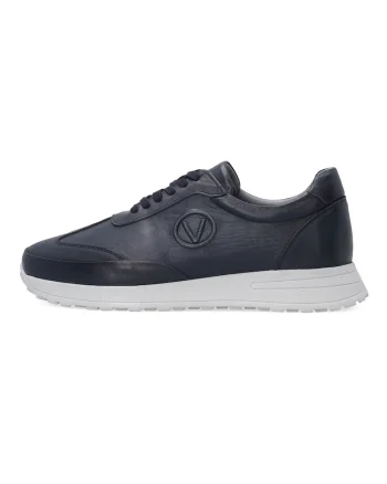 Pantofi sport cu talpa contrastanta, Albastru/Bleumarin