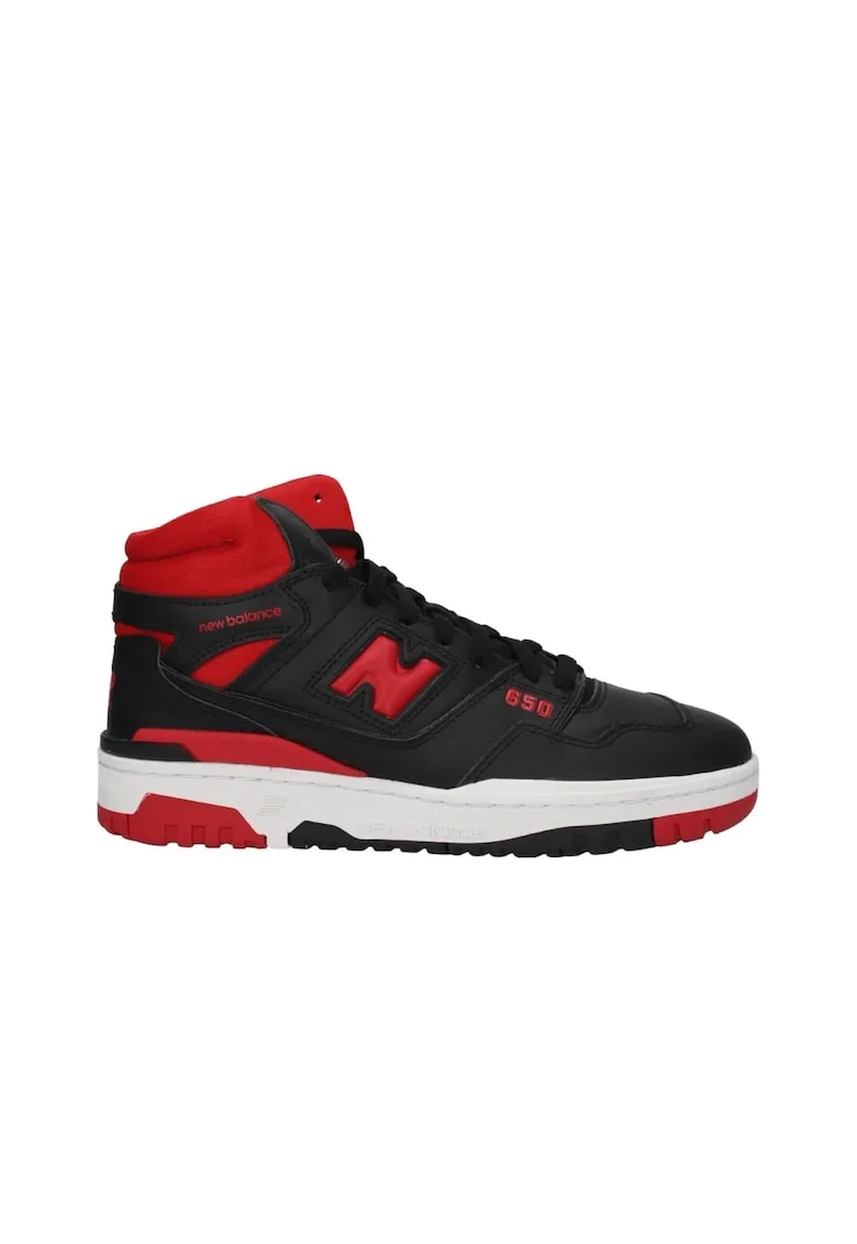 Pantofi sport din piele  650 UBB650RBR, Rosu | negru