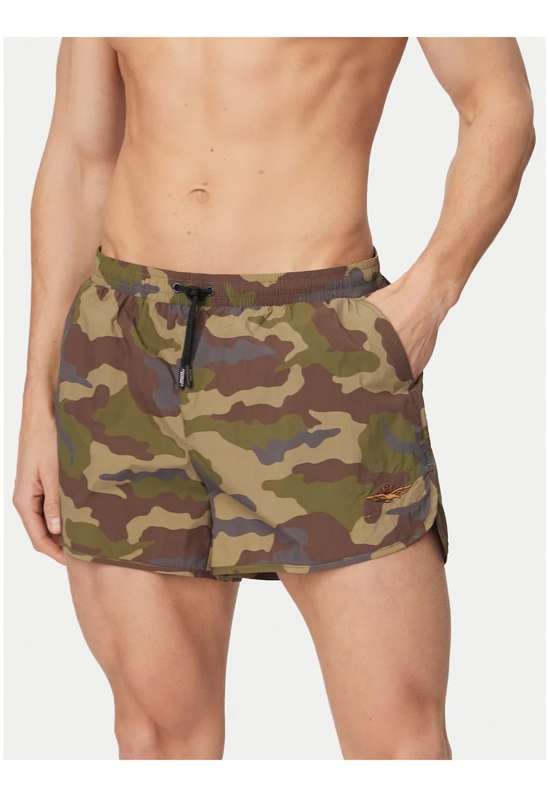 de baie barbati,  camuflaj, poliamida, Verde