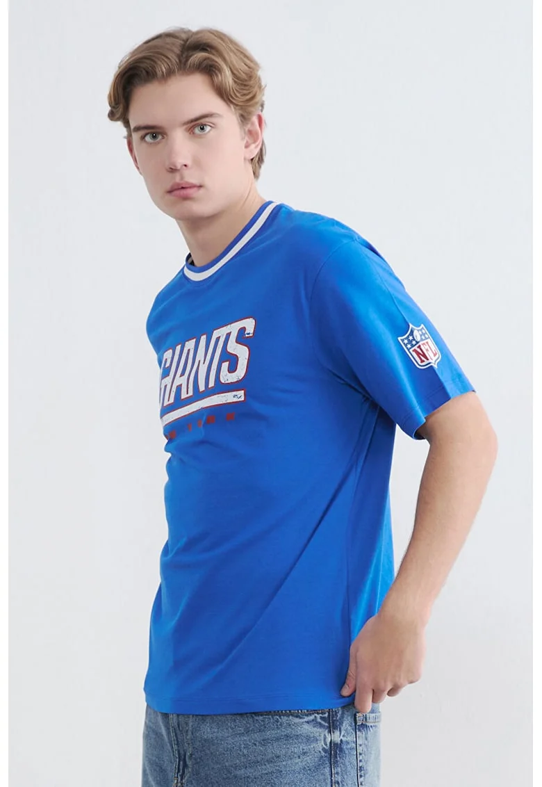 Tricou din bumbac cu imprimeu, Albastru royal