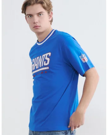 Tricou din bumbac cu imprimeu, Albastru royal