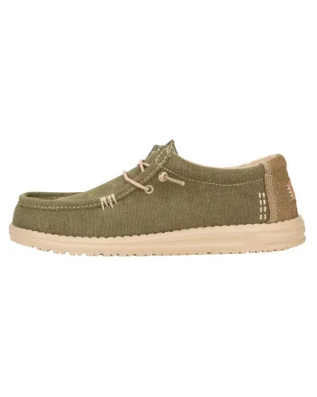 Mocasini Barbati,  Wally Workwear, Textil, Verde, Verde