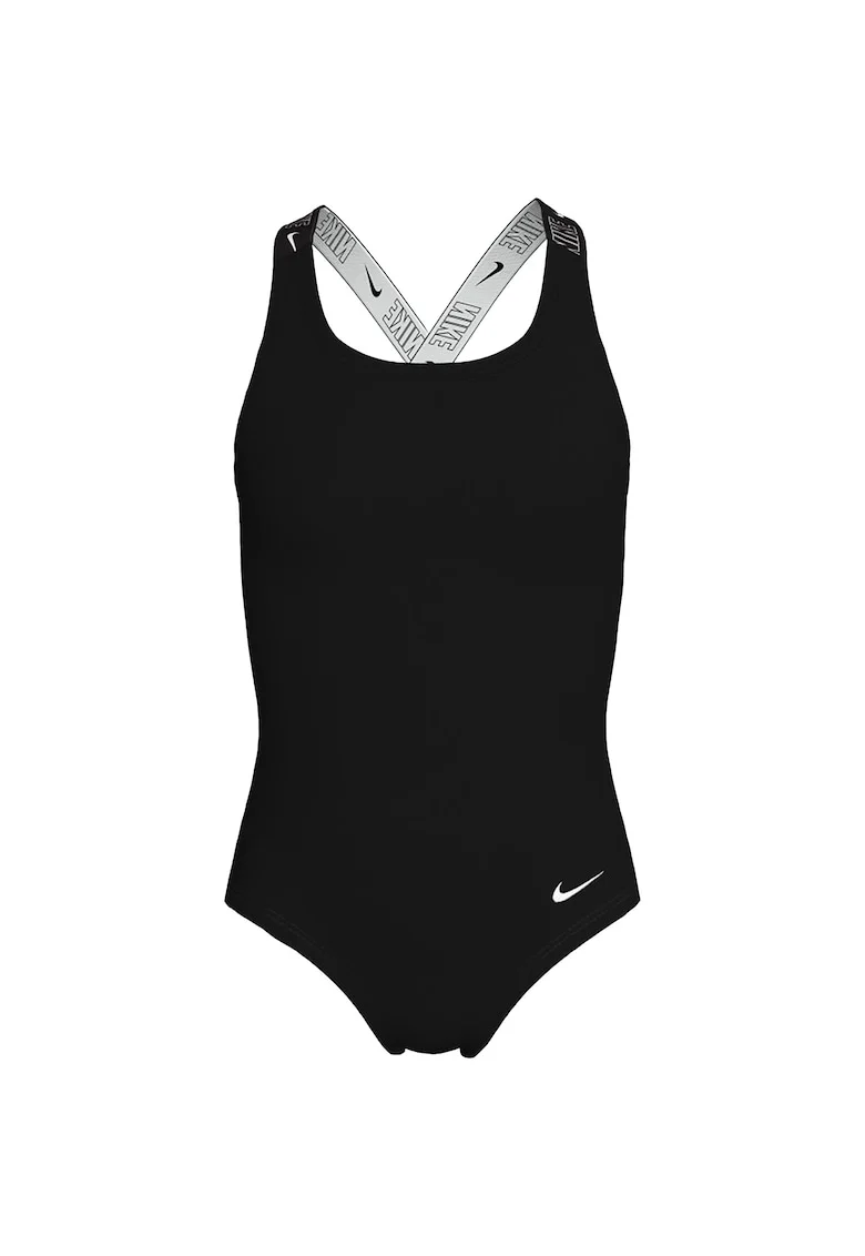 Costum de baie dama  Logo Tape, XS, Negru, Negru