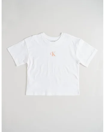 Tricou lejer din bumbac, Alb