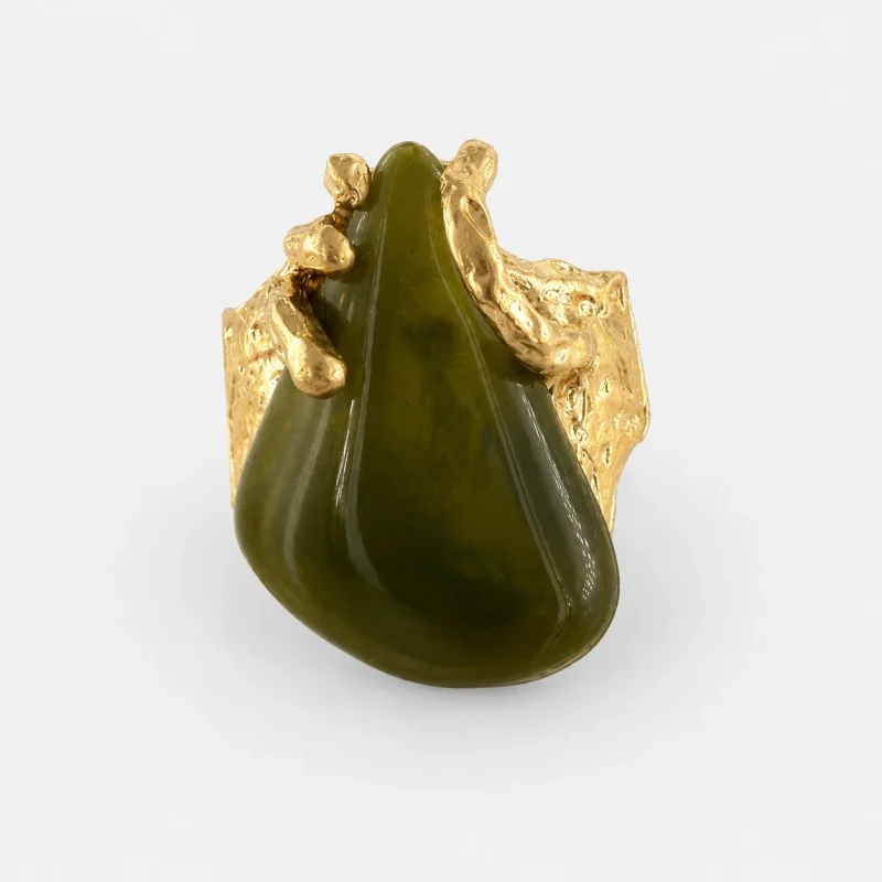 Inel dama statement auriu reglabil Olive