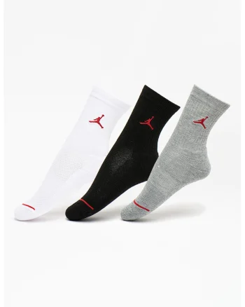 Set de sosete pana la glezna cu logo Jordan Jumpman - 3 perechi