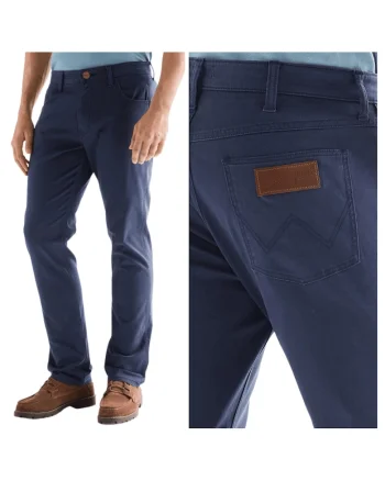 Pantaloni Scurti Barbati,  Greensboro, Straight Fit, Talie Joasa, Lungi, 5 Buzunare, Fermoar, Bumbac, Albastru, Albastru