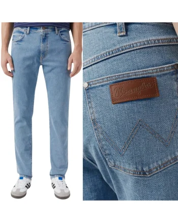 LARSTON SLIM Stride BLUE DENIM blugi ajustati L32, Albastru