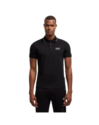 Tricou Polo barbati  Emporio Armani 8NPF16, Negru