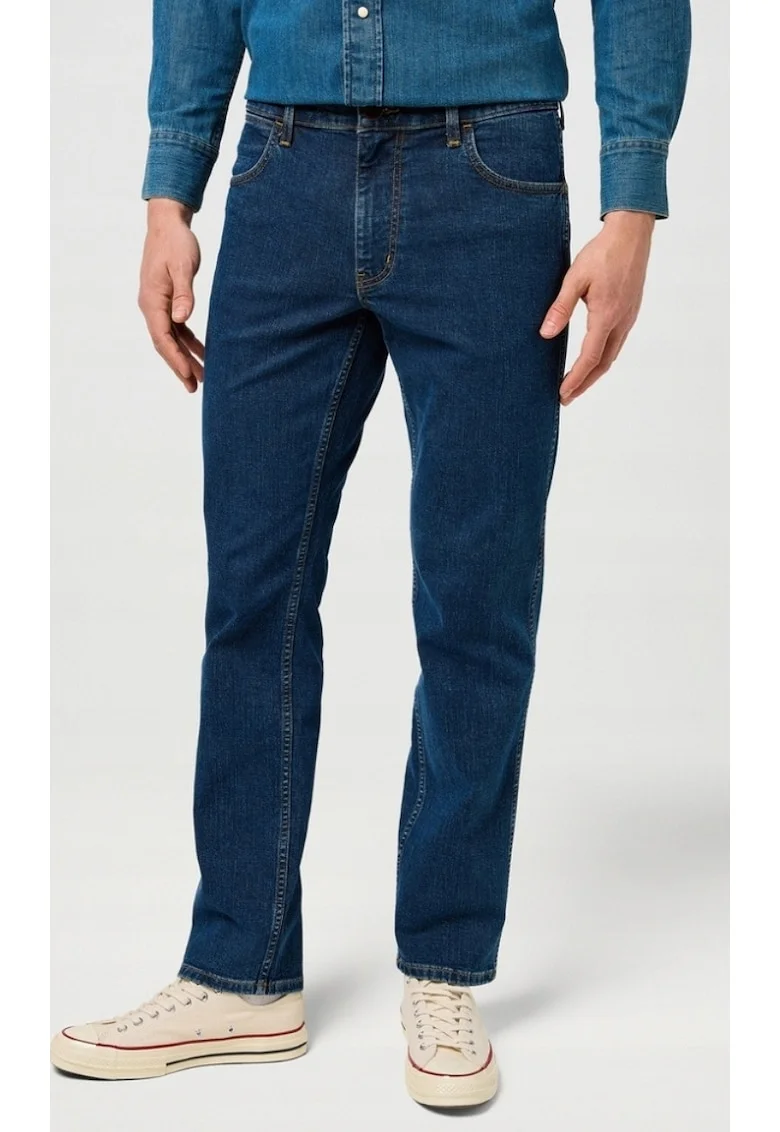 Blugi barbati,  Greensboro regular fit, albastru bumbac