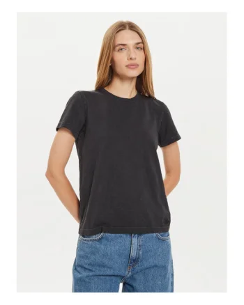 Tricou dama  din bumbac, Negru