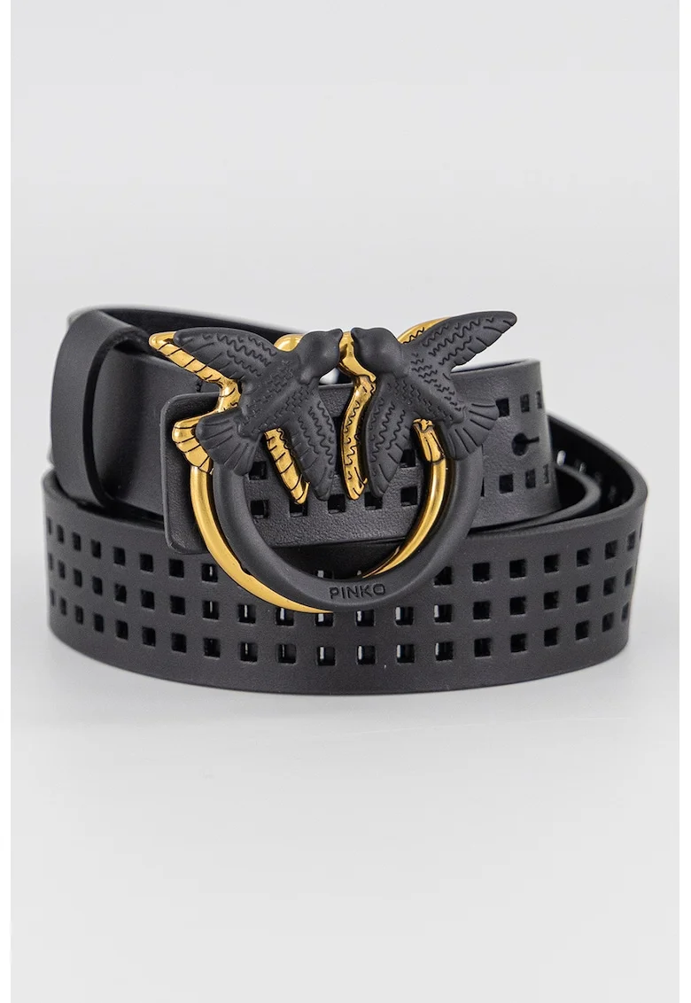 Curea perforata de piele, Negru