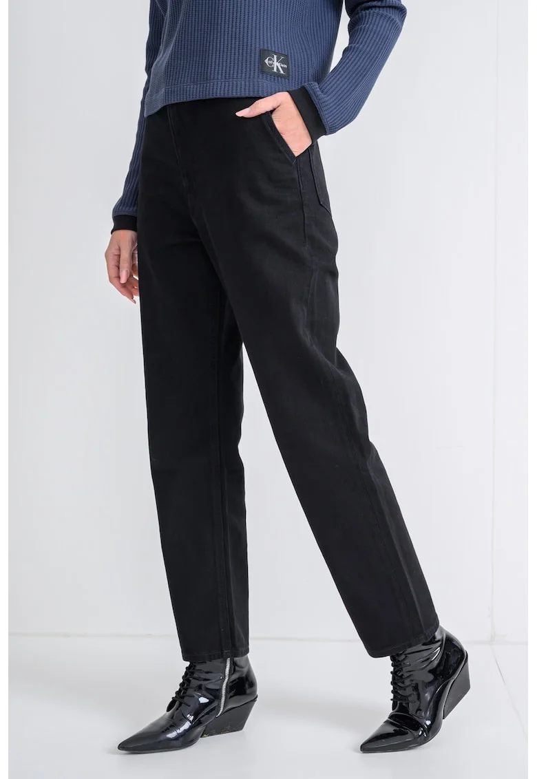Blugi relaxed fit, Negru