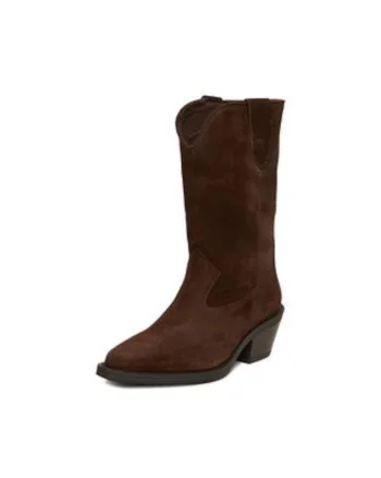 Cizme dama,  piele naturala, maro,, Maro
