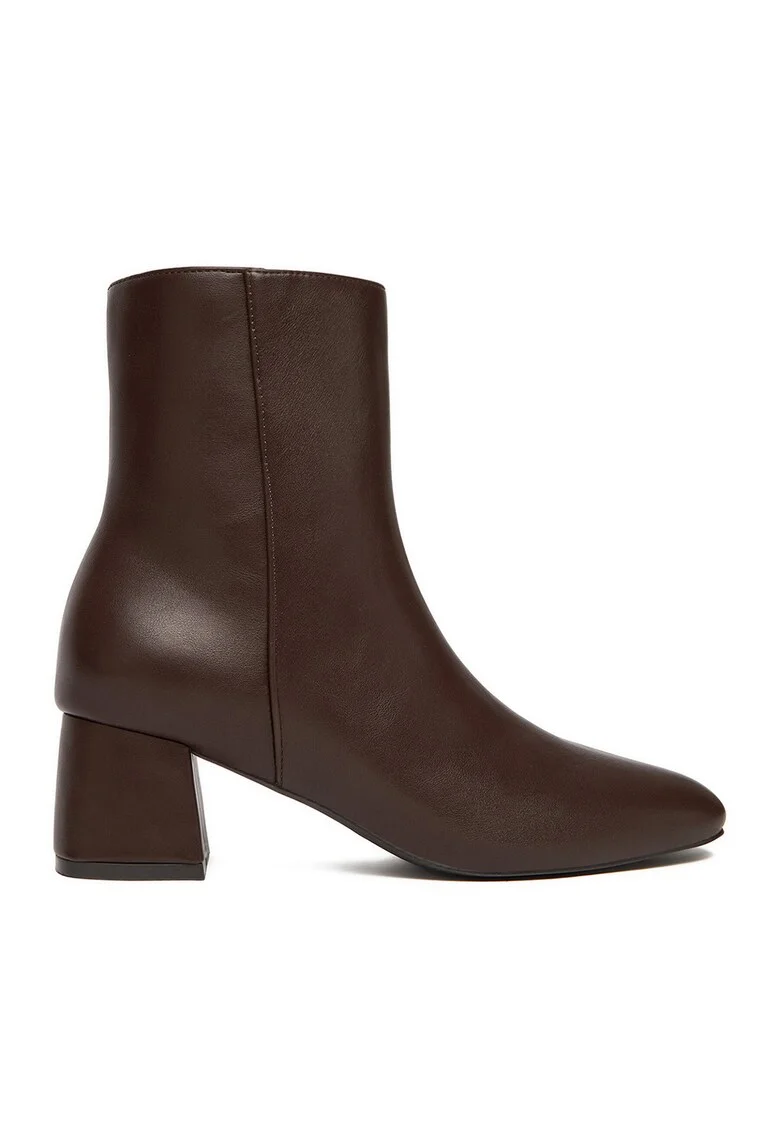 Botine dama  CEO-CD240148-1, maro, sintetic