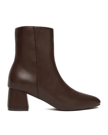 Botine dama  CEO-CD240148-1, maro, sintetic