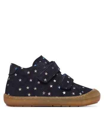 Pantofi fete,  piele naturala, bleumarin inchis