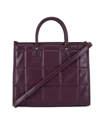 Geanta dama  bordo, material sintetic
