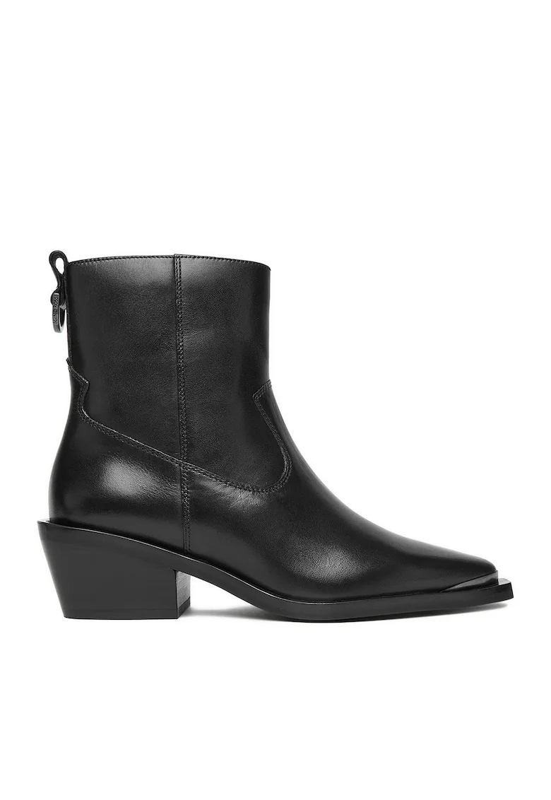 piele naturala, negru, Negru