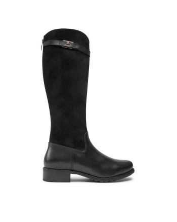 Cizme dama,  Chiara 05, piele naturala, negru,