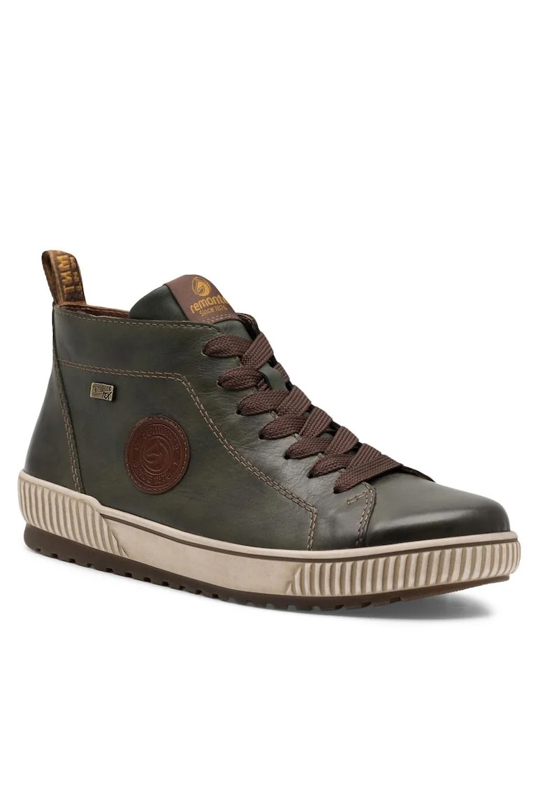 Pantofi dama D0771-54,  Piele naturala, Kaki
