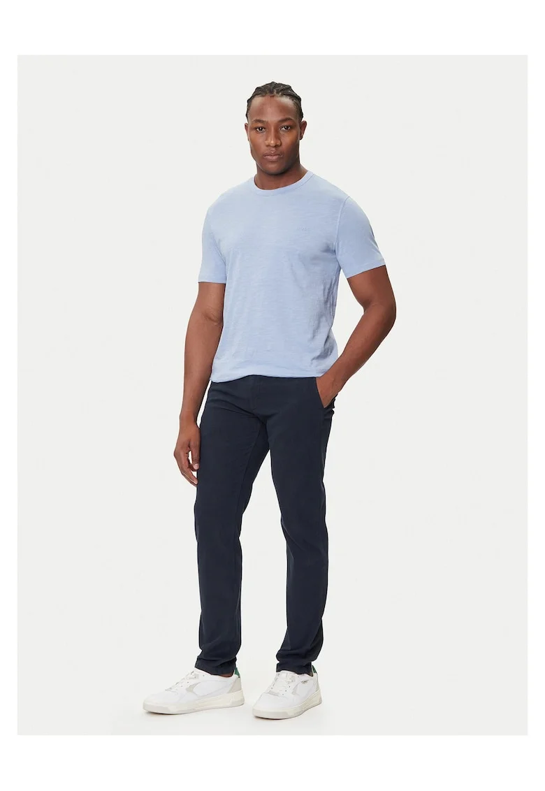 Tricou barbat  albastru, bumbac,