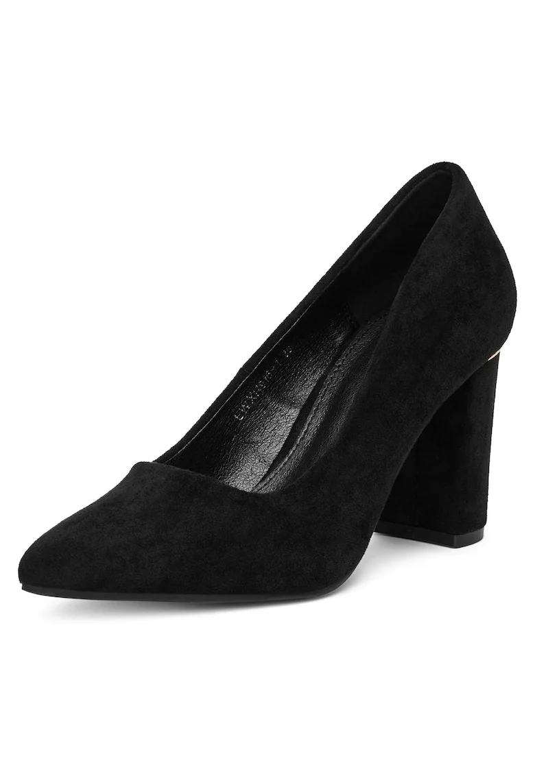 Pantofi dama  cu toc, negru