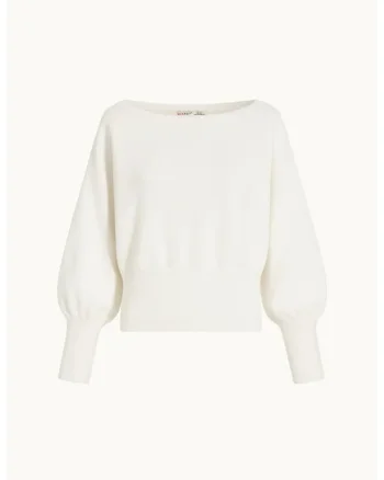 Pulover dama  alb, One Size