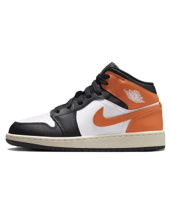 Ghete  Air Jordan 1 Mid Bg DQ8423801 Copii Alb