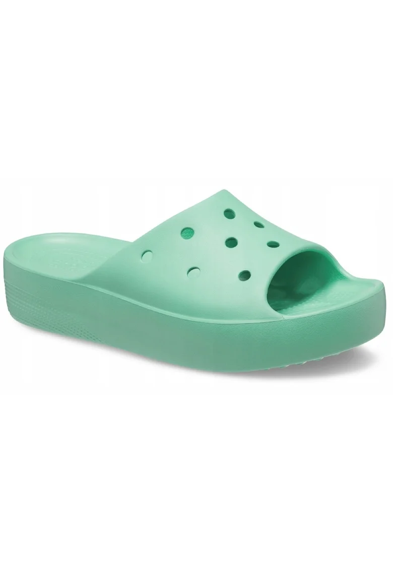 Saboti Femei, . Classic Platform Slide, Croslite, Verde, 41-42